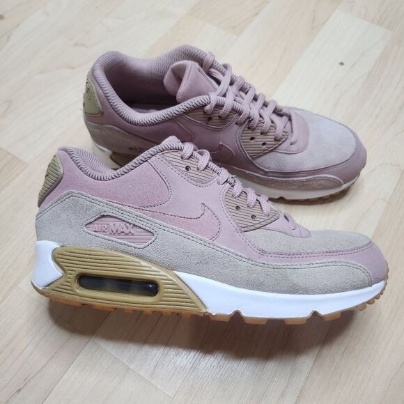 Nike Air Max 90 SE Particle Pink Sneakers - Picture 1 of 8